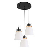 Светильник подвесной 40Вт E27 30136/3BK WT+WD /ЭкономСвет
