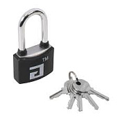 Замок навесной ВС1 Ч-364ПД ЧЕРНЫЙ 5 кл. d6мм дл.дужка АЛЛЮР Замок навесной ВС1 Ч-364ПД ЧЕРНЫЙ 5 кл. d6мм дл.дужка АЛЛЮР