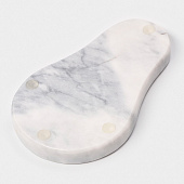 Подставка под ложку Magistro Marble, мрамор, белая 10650829 Подставка под ложку Magistro Marble, мрамор, белая 10650829