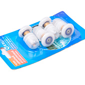  Ролики 25 мм эксцентрик одинарные комплект на дверь 