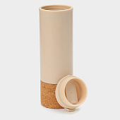 Бутылка для воды пробковая Magistro, 450 мл,цвет бежевый 9951496 Бутылка для воды пробковая Magistro, 450 мл,цвет бежевый 9951496