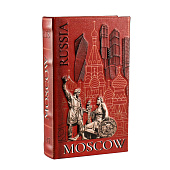 Сейф-книга дерево кожзам Москва 3D тиснение 21х13х5 см 9932509 Сейф-книга дерево кожзам Москва 3D тиснение 21х13х5 см 9932509