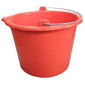  Ведро строительное ударопрочное 20л, для красок и смесей, DECOR PROFI 