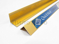  Алюминиевый уголок cамокл 20х20х1 2м Золото QuickStick 