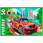 Пазлы 50 элементов Крутой вираж №12, УК50-5655 Пазлы 50 элементов Крутой вираж №12, УК50-5655