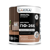  Эмаль ПФ-266 Красно-коричневый Лакра 3кг 