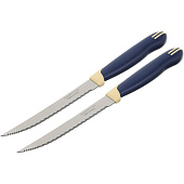 Нож кухонный с зубцами Tramontina Multicolor 12,7 см 2шт 871-568 Нож кухонный с зубцами Tramontina Multicolor 12,7 см 2шт 871-568