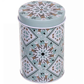 Банка жестяная "Снежинка" 250мл 6,2х9см 894-349 Банка жестяная "Снежинка" 250мл 6,2х9см 894-349