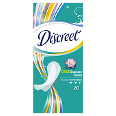 Ежедневные гигиенические прокладки Дискрит Deo Water Lily Plus Single 20шт Ежедневные гигиенические прокладки Дискрит Deo Water Lily Plus Single 20шт