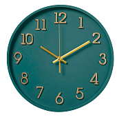 Часы настенные Рубин, "Классика", круг d=28 см, открытая стрелка, корпус малахит, 2831-002 Часы настенные Рубин, "Классика", круг d=28 см, открытая стрелка, корпус малахит, 2831-002