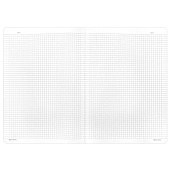 Тетрадь А4 96л. BRAUBERG на сшивке с корешком, клетка, обложка картон, Minimal Classic, 405281