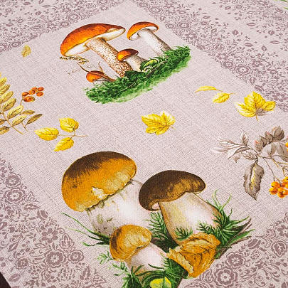  Дорожка (рогожка) 45х130 Грибочки 16242 