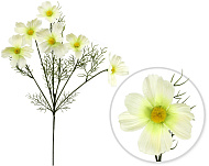 Искусственный цветок Космея, 15х15х64 см, белый Искусственный цветок Космея, 15х15х64 см, белый