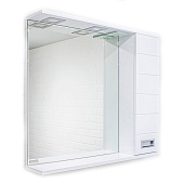 Зеркало-шкаф Cube 65 Эл. правый DC5007HZ Домино Зеркало-шкаф Cube 65 Эл. правый DC5007HZ Домино