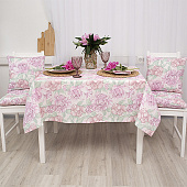 Скатерть (рогожка) d145 Радушная хозяйка Пионы Скатерть (рогожка) d145 Радушная хозяйка Пионы