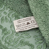  Полотенце 70х140 махровое DAMASK хлопок зеленый 
