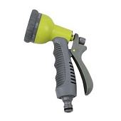 Душ-пистолет 8-ми функц с фиксатором под коннектор Урожайная сотка прорезиненный (YM7202) Р0126 Душ-пистолет 8-ми функц с фиксатором под коннектор Урожайная сотка прорезиненный (YM7202) Р0126