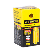  Коронка 22мм биметал.универсал./STAYER "PROFESSIONAL 