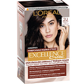 Краска для волос L'O Excellence Creme Универсальные нюдовые оттенки 2U Ун. очень темно-каштановый Краска для волос L'O Excellence Creme Универсальные нюдовые оттенки 2U Ун. очень темно-каштановый