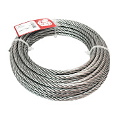 Трос стальной DIN 3055 6мм (10 м) Трос стальной DIN 3055 6мм (10 м)