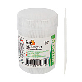  Зубочистки Рыжий кот 300шт, пластик 007007 