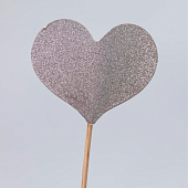  Набор шпажек для торта 12 шт. "Heart", (8 см) 