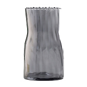 Ваза «Агнес», классик, 17х9 см, стекло, серая 10697672 