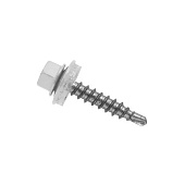  Саморезы кровельные 4,8х29мм, 20шт, RAL 9003 белый 