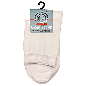  Носки детские Grand Line Д-30, однотонные, белый, р. 20-22 