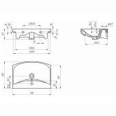 Раковина Carina 50 Cersanit Раковина Carina 50 Cersanit