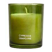 НАБОР АРОМАТИЧЕСКИЙ "LUXURY" СВЕЧА В СТАКАНЕ 6х7,5 СМ И ДИФФУЗОР 70 МЛ CYPRESS&GRAPEVINE