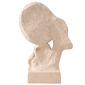 Бюст фигурка полистоун «Мама и дочка», белый в крапинку, 10.5х5.5х15 см Бюст фигурка полистоун «Мама и дочка», белый в крапинку, 10.5х5.5х15 см