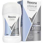  Дезодорант стик Rexona Clinical Protection Гипоаллергенный без запаха 50мл 