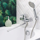 Смеситель для ванны из латуни картридж 35мм B8215-18F РМС Смеситель для ванны из латуни картридж 35мм B8215-18F РМС