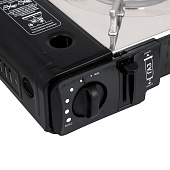 Плитка газовая ЕРМАК двухкомфорочная портативная с переходником, в кейсе, 64х27х9см 116-001 Плитка газовая ЕРМАК двухкомфорочная портативная с переходником, в кейсе, 64х27х9см 116-001