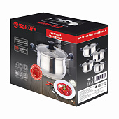 Кастрюля CLASSIC 16см нержавеющая сталь SA-P1016 Кастрюля CLASSIC 16см нержавеющая сталь SA-P1016