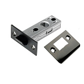  Защелка межкомнатная LP6-45 BL с пласт.язычком черный Морелли 