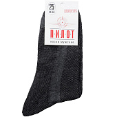  Мужские носки ПИЛОТ (М-53 сетка), асфальт, р. 25 
