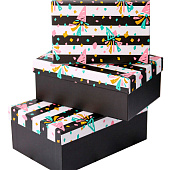  Подарочная коробка «Festive confetti», 21х14х8.5 