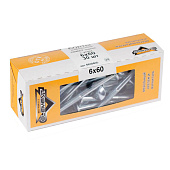 Болт мебельн.с усом DIN 607 6x60 (белый цинк 30 шт) Болт мебельн.с усом DIN 607 6x60 (белый цинк 30 шт)