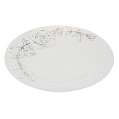 Тарелка обеденная "Эскиз розы" 23 см NRP90T/4 Тарелка обеденная "Эскиз розы" 23 см NRP90T/4