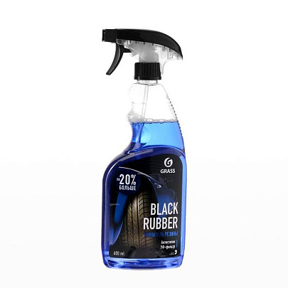 Чернитель покрышек GRASS Black rubber 600мл, триггер Чернитель покрышек GRASS Black rubber 600мл, триггер