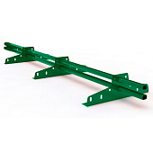 Снегозадержатель трубчатый 3м RAL 6005 зеленый мох Снегозадержатель трубчатый 3м RAL 6005 зеленый мох