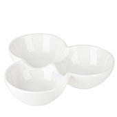 Менажница 3-х секционная"Naturel" 25х25х5,5см, фарфор, 380034 Менажница 3-х секционная"Naturel" 25х25х5,5см, фарфор, 380034