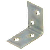 Уголок мебельный широкий 40х40х25x1,5мм, цинк Уголок мебельный широкий 40х40х25x1,5мм, цинк