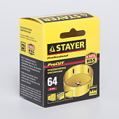Коронка 64мм биметал.универсал./STAYER "PROFESSIONAL Коронка 64мм биметал.универсал./STAYER "PROFESSIONAL