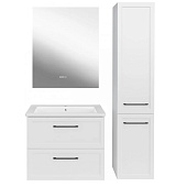 Тумба Белмонти 65 подвесная/напольная Софт белый с раковиной Оскар 65 Тумба Белмонти 65 подвесная/напольная Софт белый с раковиной Оскар 65