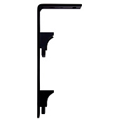  Кронштейн стеновой МОДЕРН двухрядный черный 