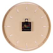  Часы настенные круг d=30см, корпус бежевый+белый, "Классика", Рубин 3034-006 