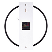 Часы настенные металл+ дерево, круг 30,5 см, черный+белый "Time" Рубин 3330-001 Часы настенные металл+ дерево, круг 30,5 см, черный+белый "Time" Рубин 3330-001